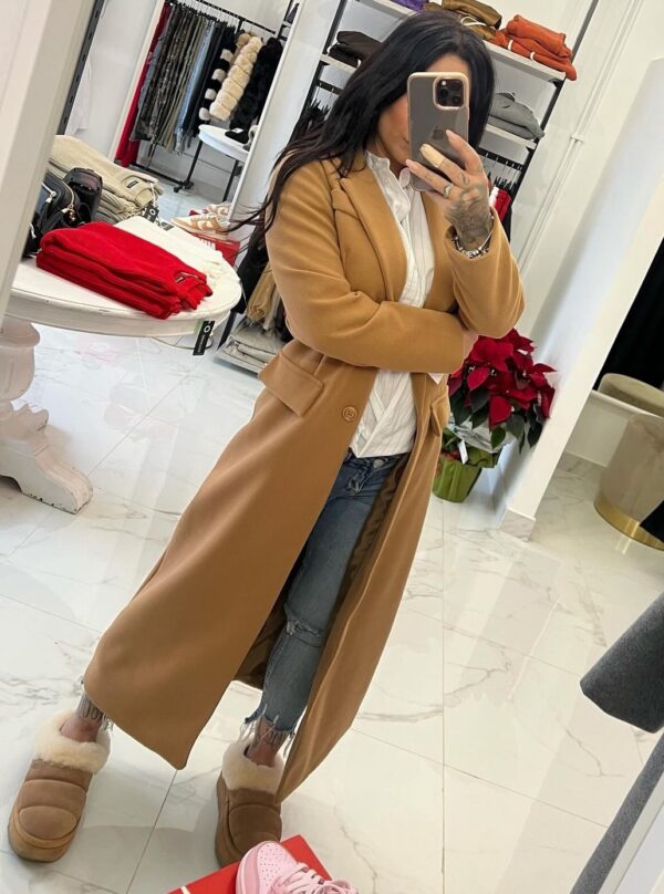 cappotto Cammello maxi