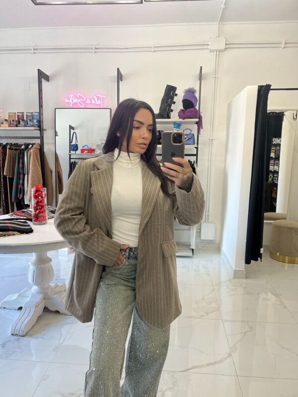 blazer "teddy" over - immagine 2