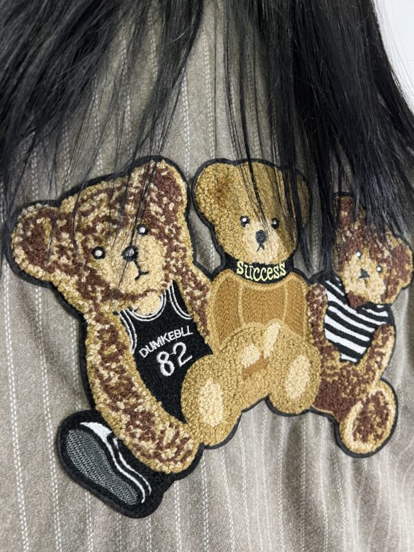 blazer "teddy" over - immagine 5