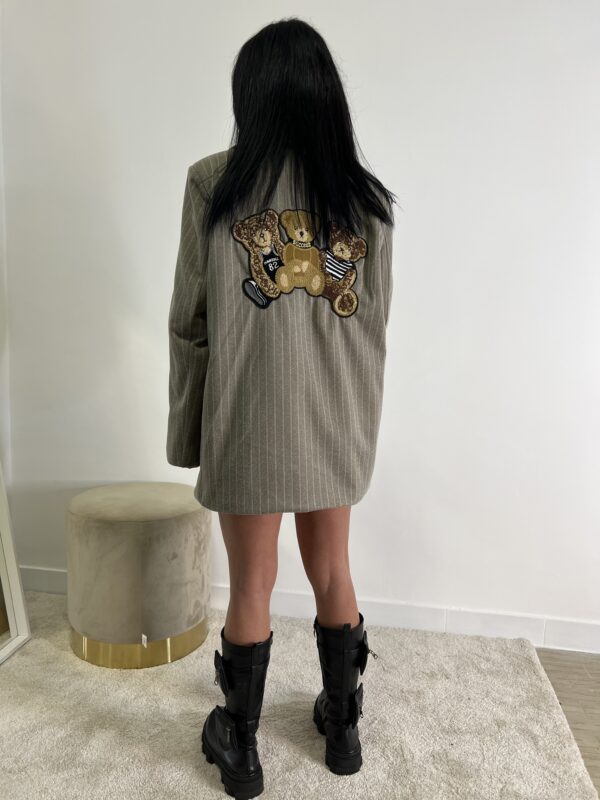 blazer "teddy" over - immagine 4